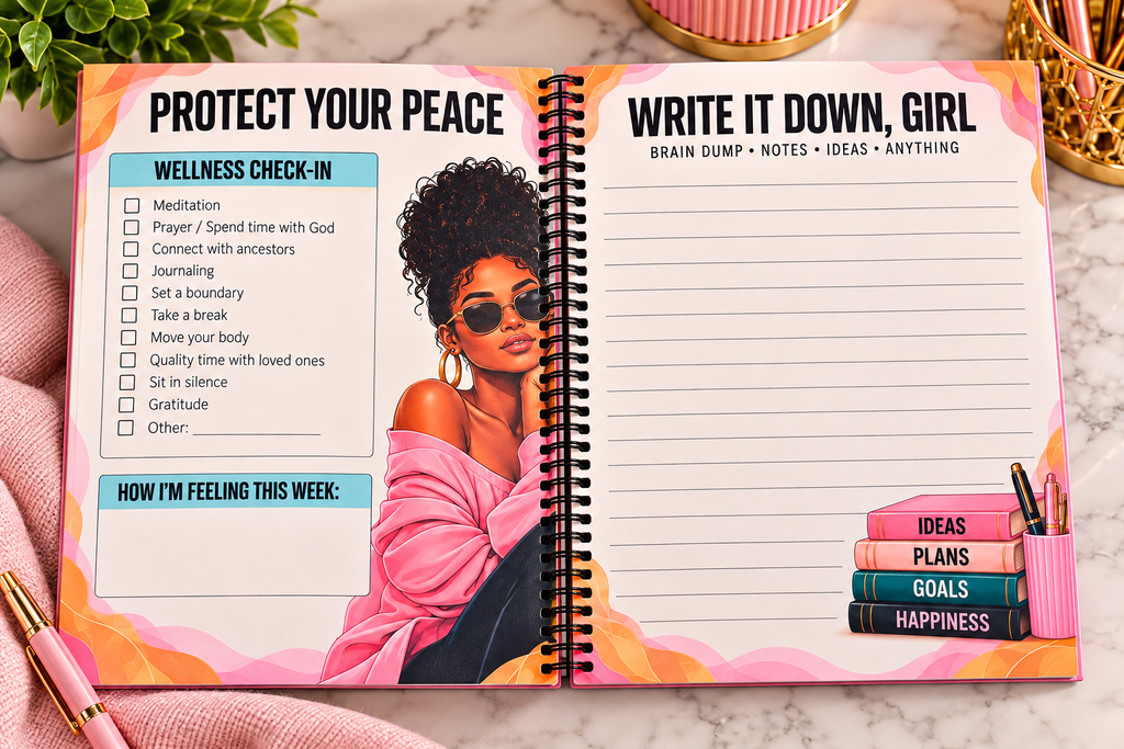Sista Got Plans | Undated Life Planner