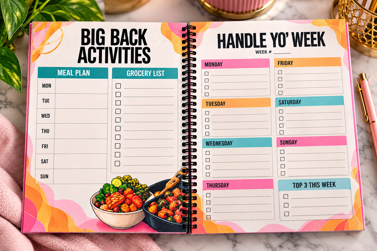 Sista Got Plans | Undated Life Planner